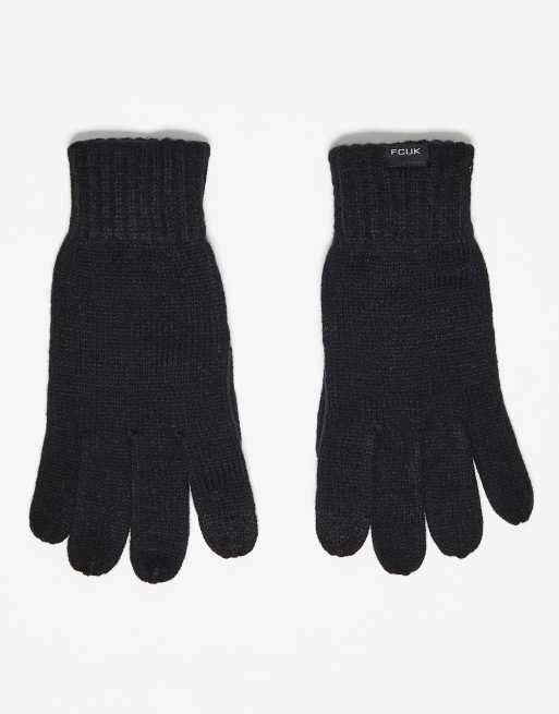 French Connection - Touch screen-handsker i sort