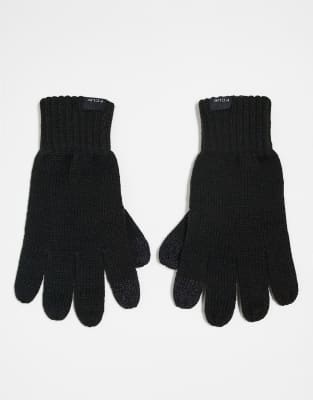 French Connection – Touchscreen-Handschuhe in Schwarz - view 1