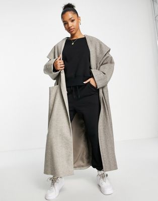 French Connection two tone edith wool coat  - MULTI
