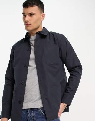 French Connection utility jacket in navy - ASOS Price Checker