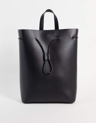 French Connection Utility Nylon Backpack In Black ModeSens