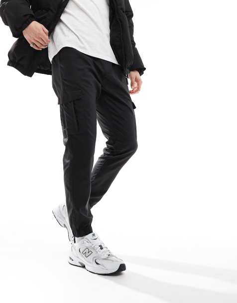French Connection utility tech cargo pants in black - view 1