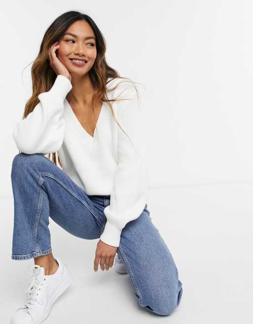 French connection clearance v neck sweater