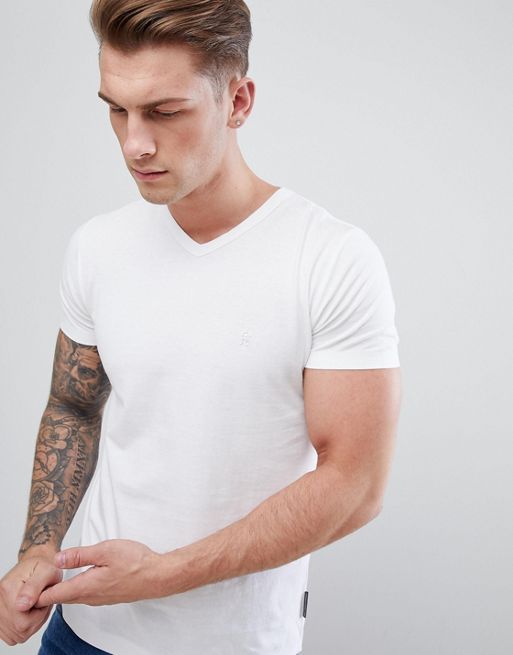 French Connection V Neck T-Shirt | ASOS