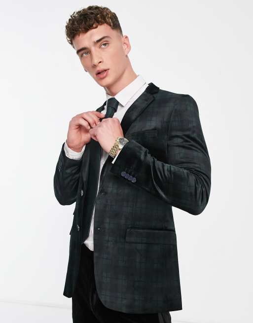 Asos velvet outlet suit