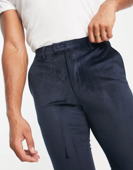 Mens velvet pants on sale cheap