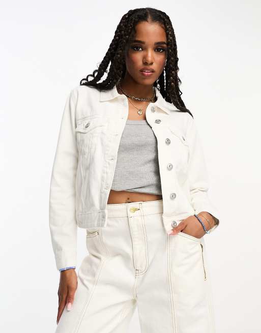 French Connection – Vit jeansjacka