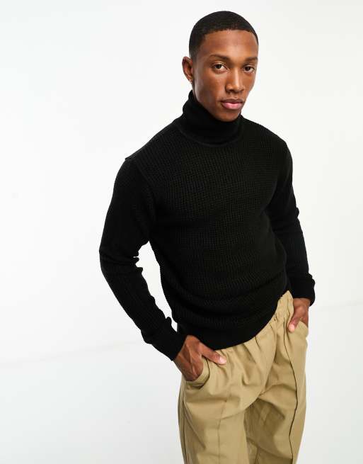 Asos black polo outlet neck