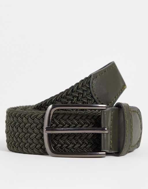 French Connection – Webgürtel in Khaki