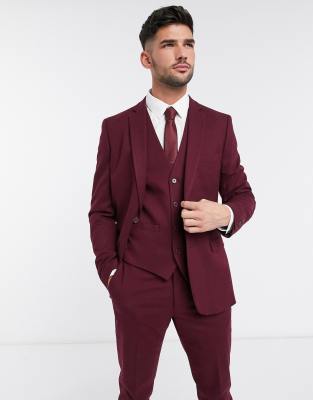 french connection slim fit olive flannel suit