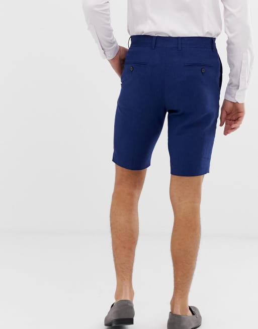 French connection wedding linen slim sale fit shorts