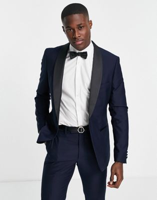 French Connection wedding slim fit tuxedo suit jacket