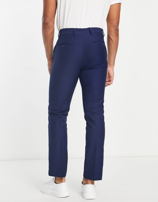 French Connection Slim Fit Light Blue Trousers