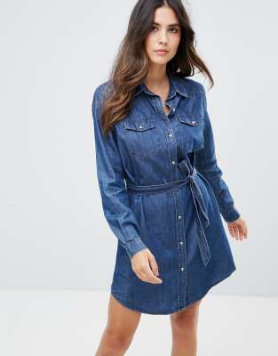 french connection denim shirt dress