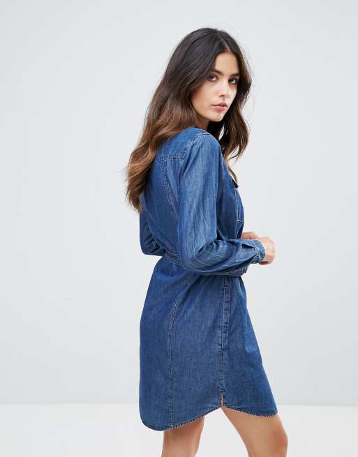 French connection denim shirt dress sale