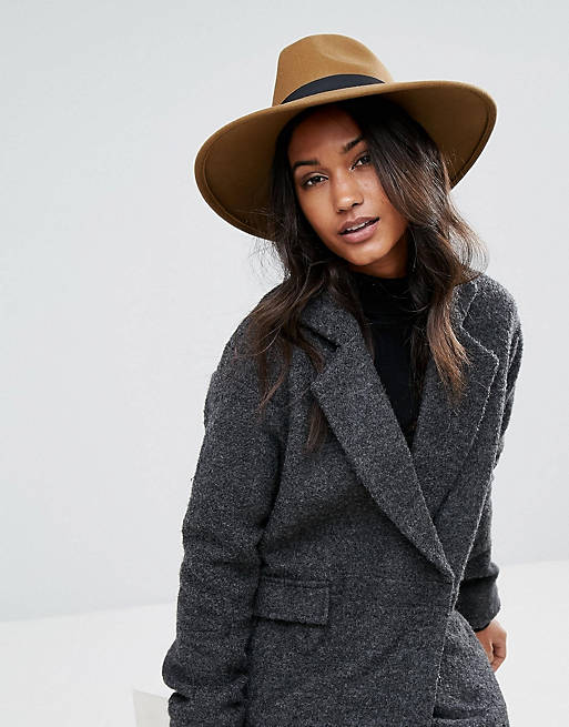 French Connection Wide Brim Fedora Hat