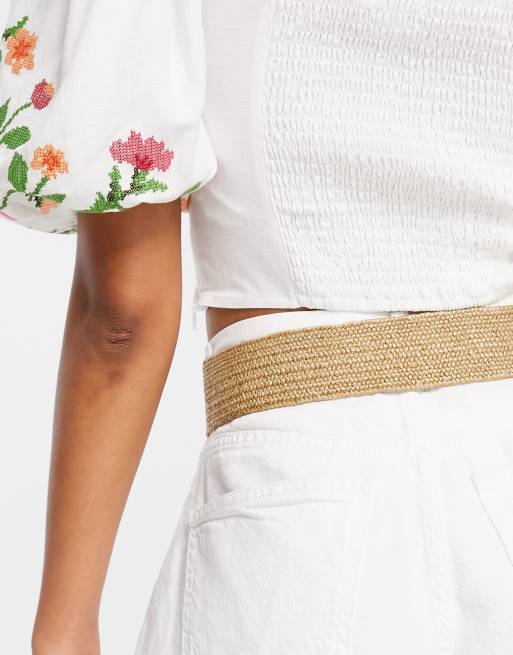 French Connection Woven Belt With Large Buckle French Connection Woven Belt With Large Buckle | eBay main image 2