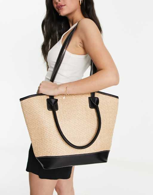 Summer Off Duty Straw Tote Bag - The House of Sequins