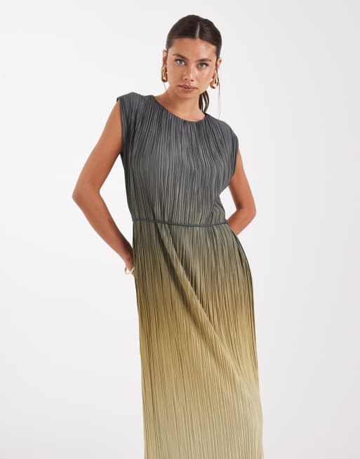 club monaco ombre dress Club Monaco Women's Shimmer Dress, Sunset/DU Soleil at Amazon Women's  Clothing store