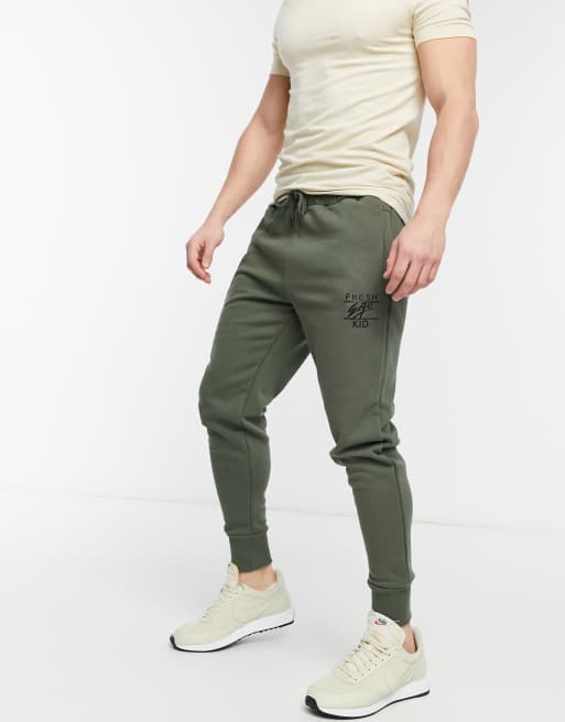 Fresh Ego Kid - Trainingsbroek in kaki