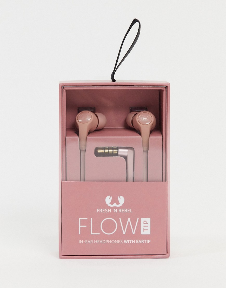 Fresh n Rebel flow earphones in pink-No Colour