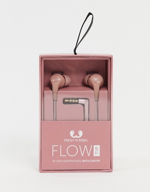 Fresh n Rebel flow earphones in pink