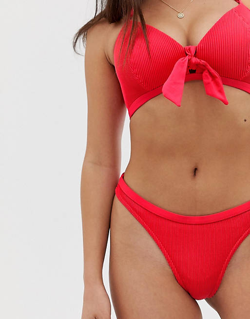 Freya – nouveau – Czerwony brazylijski dół od bikini brazylijskiego