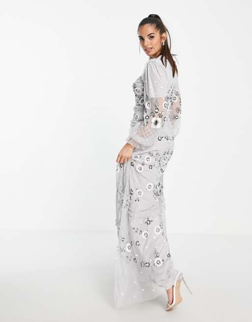 sachin and babi light blue dress Evening Dresses
