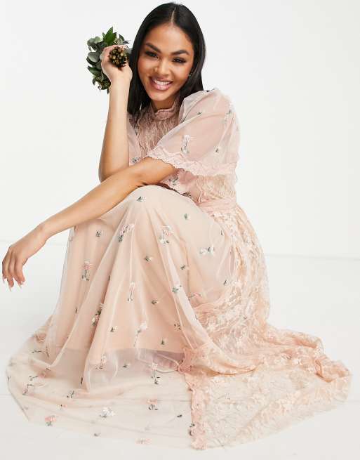 Floral 2025 blush dress