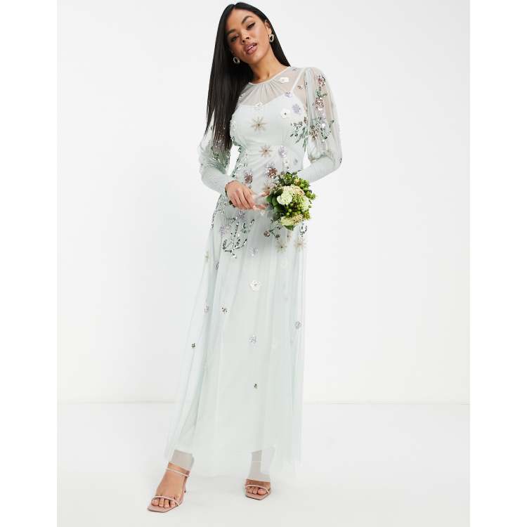 Dusty sage hotsell maxi dress