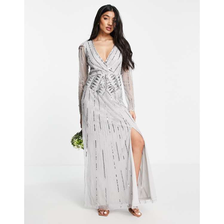 Dove shop gray gown