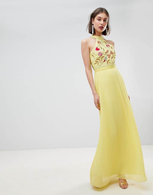 Frock and shop frill yellow dress