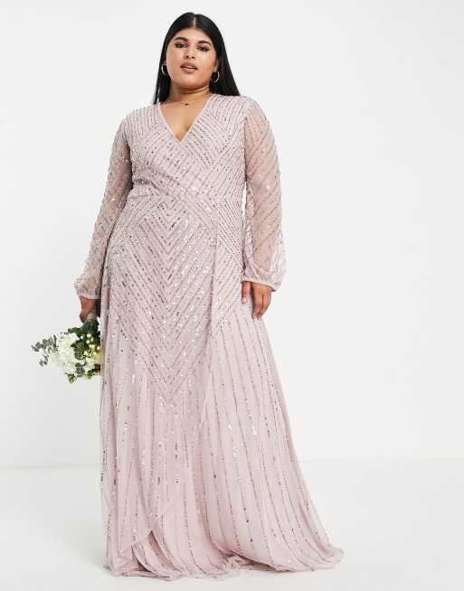 sachin and babi light blue dress Plus Size Wrap Dresses main image 1