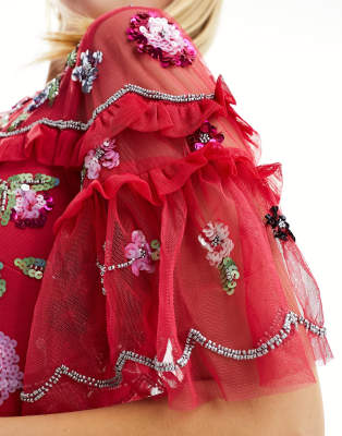 m me eme エムミーエメ Frill tiered dress