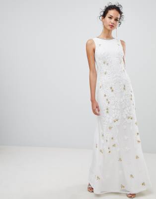 frock and frill white dress