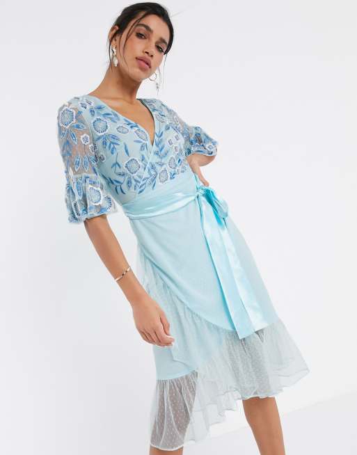 Asos frock and frill dress sale