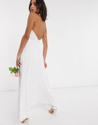 frock and frill wedding dress