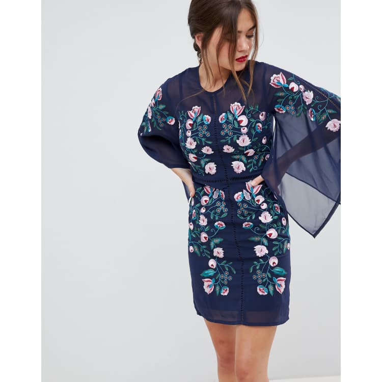 Kimono shift outlet dress