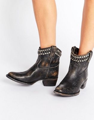 frye western ankle boots