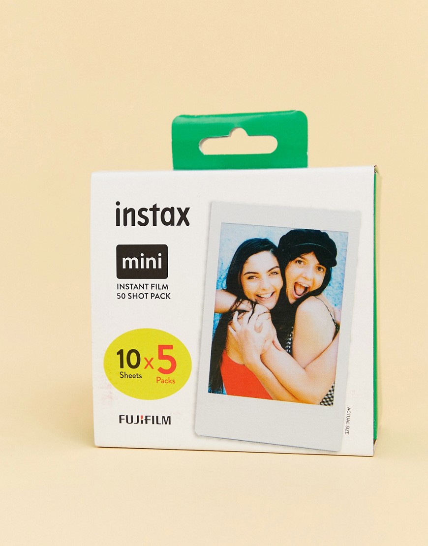Fujifilm - Confezione da 50 pellicole per Instax Mini-Multicolore