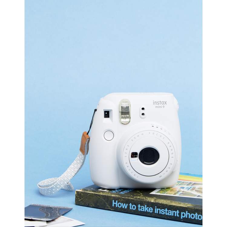 Fujifilm Instax Mini 9 Instant Camera, Smokey White