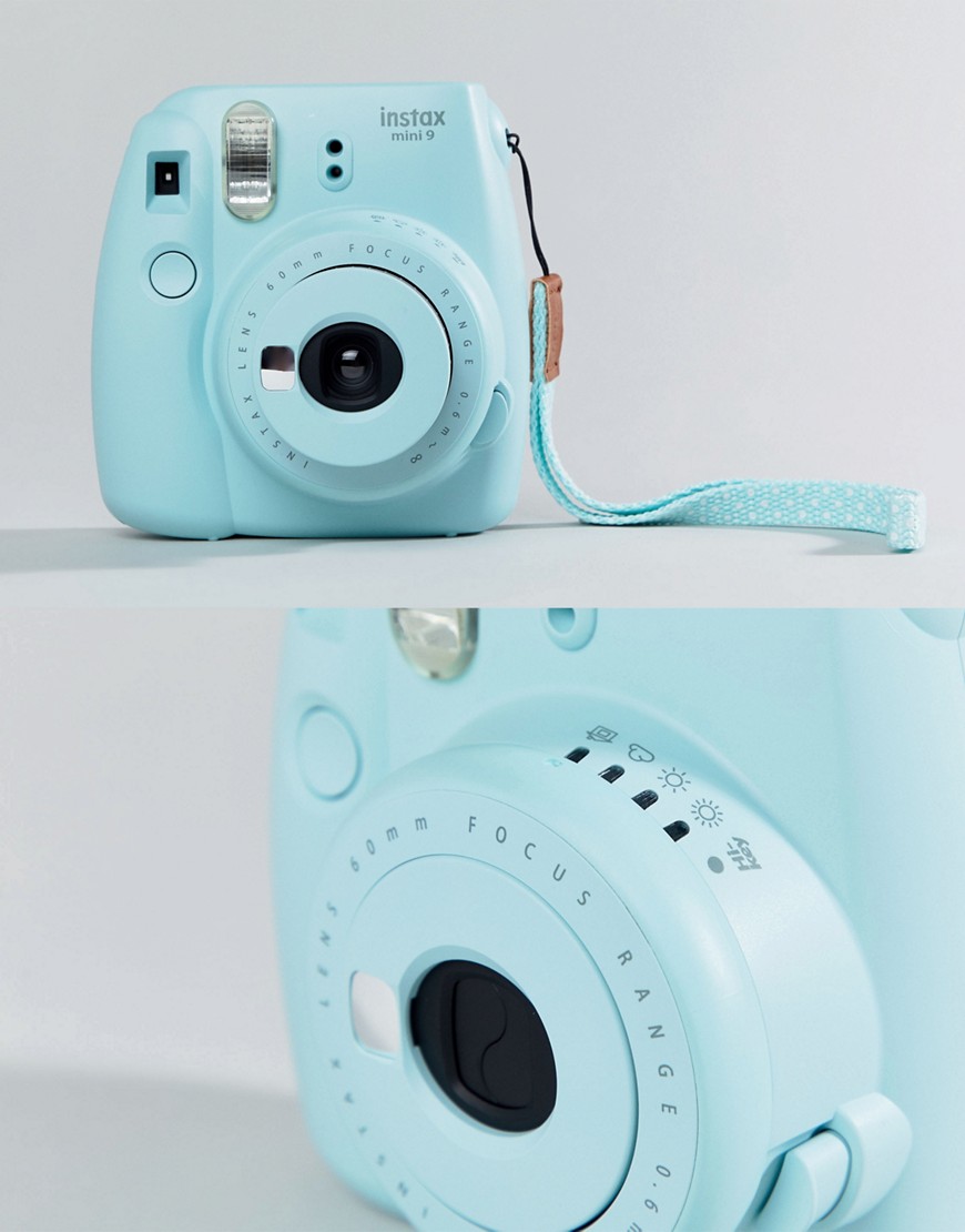Fujifilm Instax Mini 9 Instant - Macchina fotografica blu ghiaccio-Multicolore