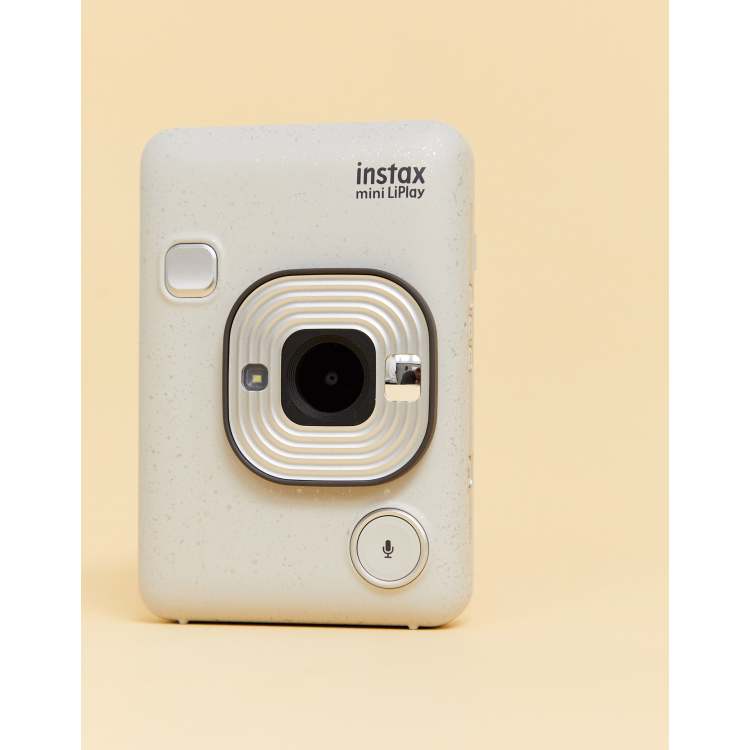 Fujifilm instax Mini LiPlay camera in stone white | ASOS