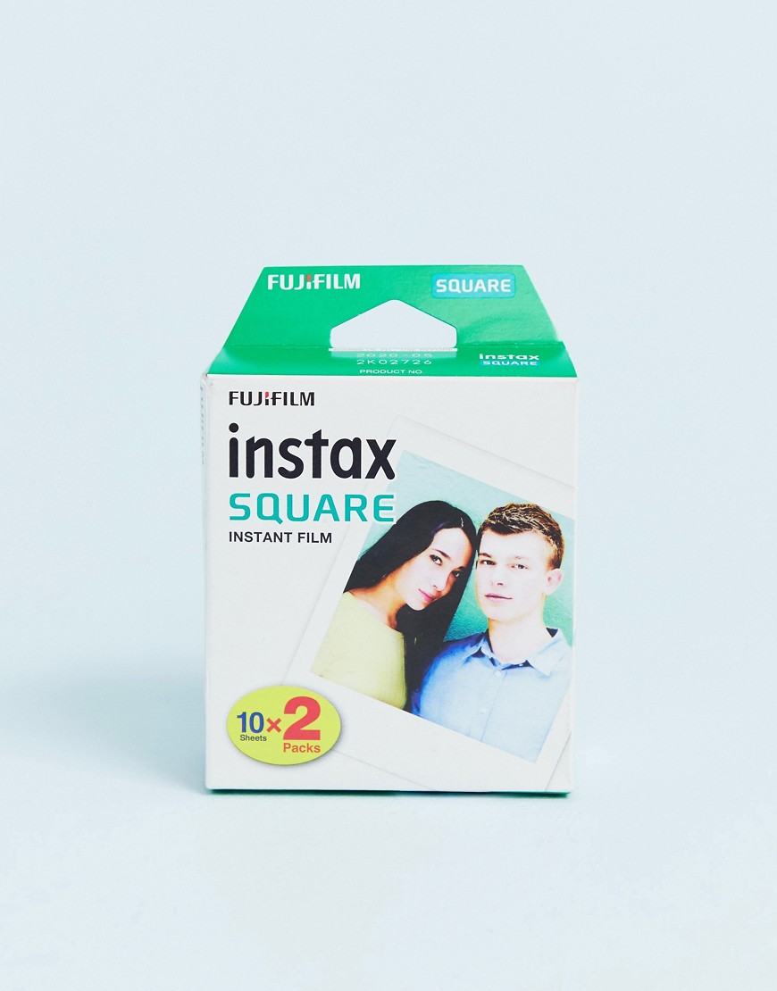 Fujifilm – Instax Square Film – Film i 10 x 2-pack-Flerfärgad