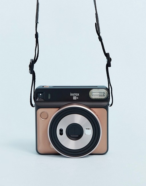 Fujifilm Instax Square SQ6 instant camera in blush gold | ASOS