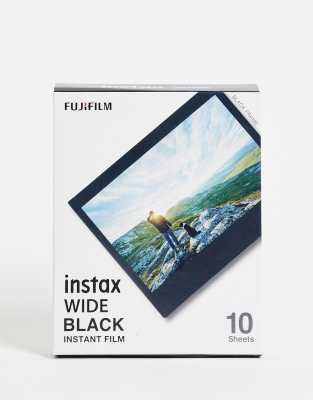 Fujifilm - Instax Wide - Lot de 10 papiers photo cadre noir | ASOS