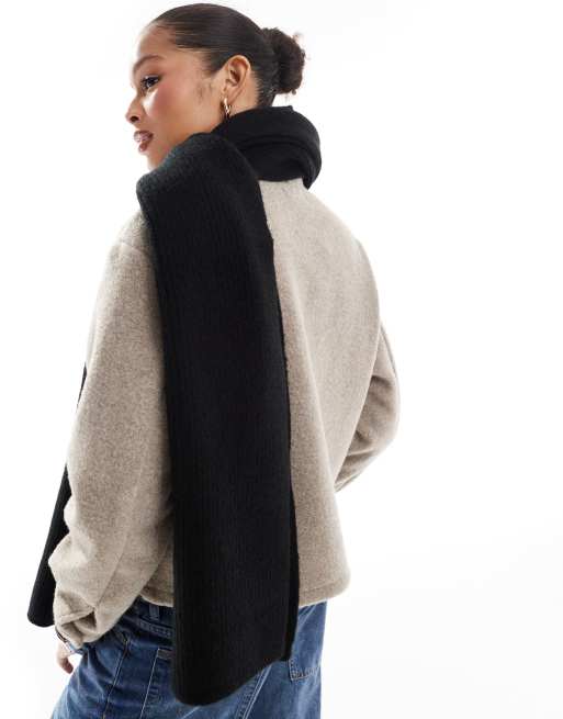 Fular de punto negro de ASOS DESIGN , 3 de 4