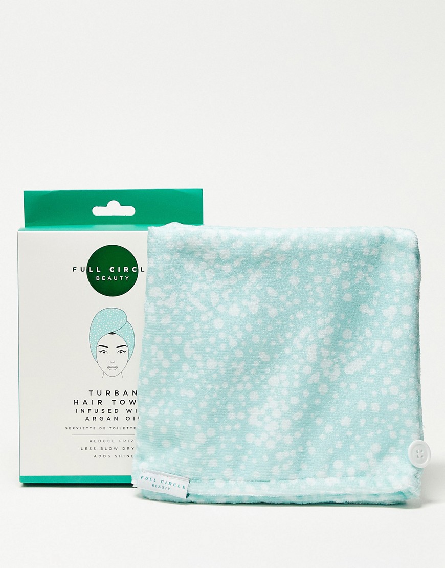 Full Circle Beauty Infused Hair Towel with Argan Oil-No colour