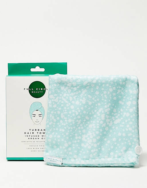 Full Circle Beauty Infused Hair Towel with Argan Oil