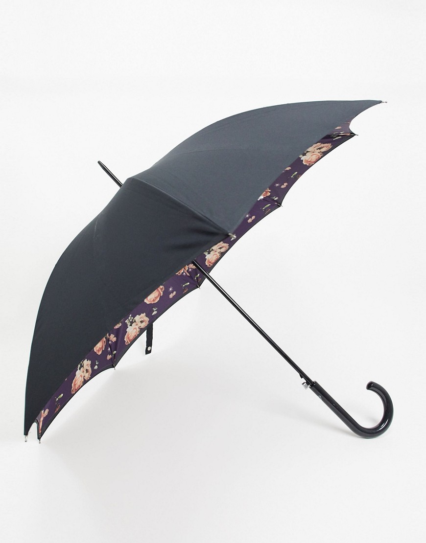 Fulton - Bloomsbury Midnight Bloom - Paraplu-Zwart